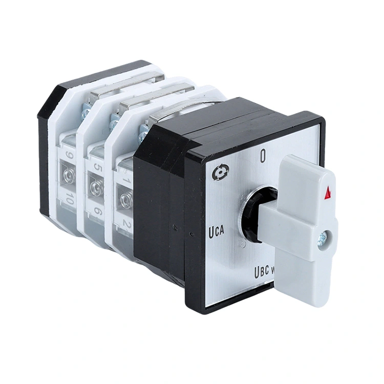 16A Ampèremeter-nokkenschakelaar met vier standen