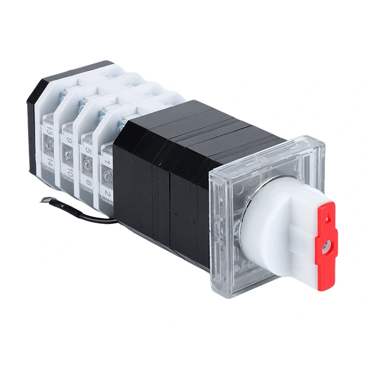 16A korte handgreep met indicatielampje Omschakelaar