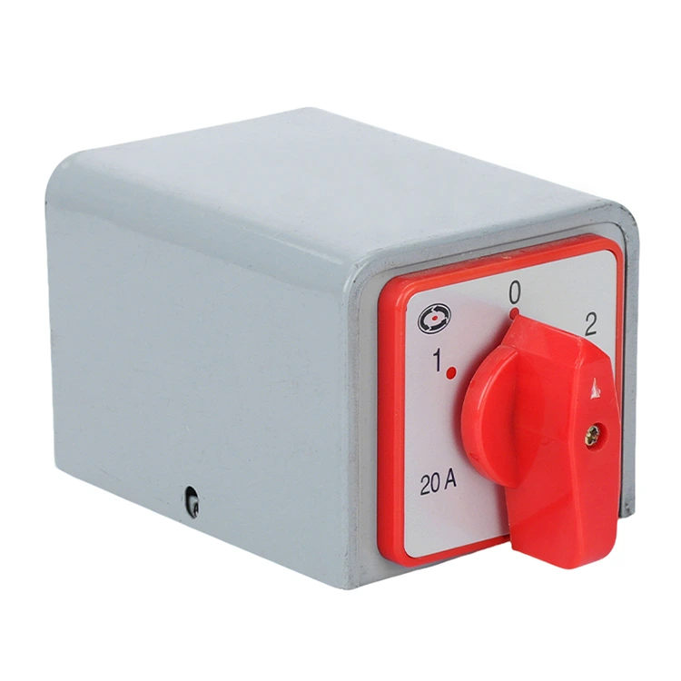 20A Combinatie roterende nokkenschakelaar 4 kW met schaal