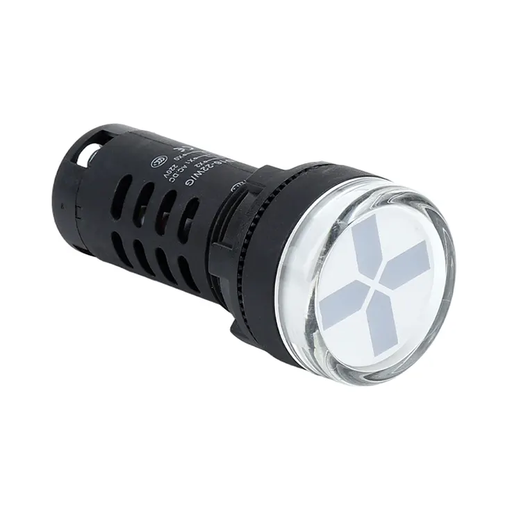 22 mm maat montagegat wit Type positie-indicatielampje AD16-22W