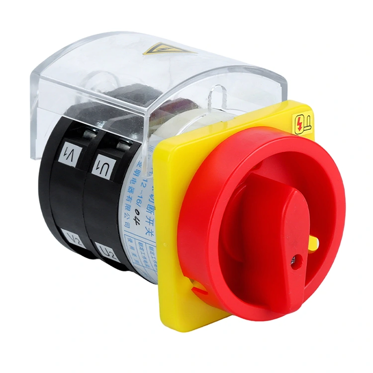 Plaatmontage met beschermkap Cam-combinatieschakelaar