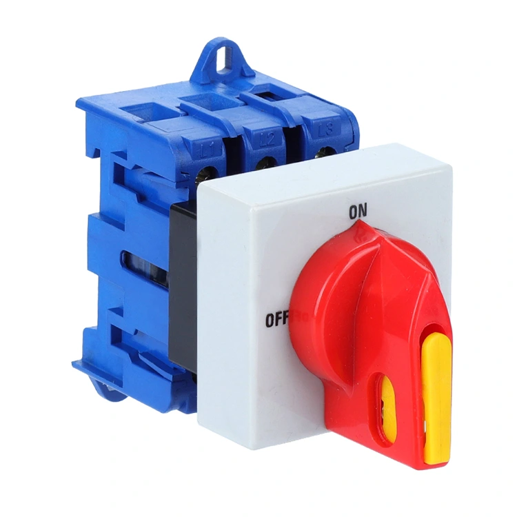 25A hangslothandgreep Voorkomt onbedoelde bediening Isolatorschakelaar