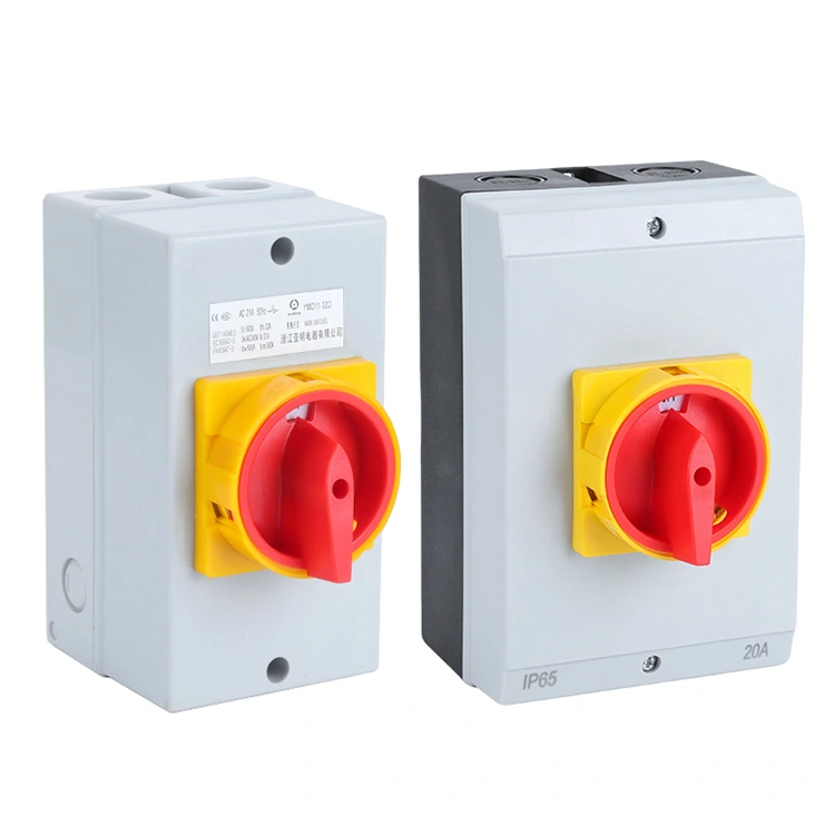 63A Isolatorschakelaar met waterdichte doos