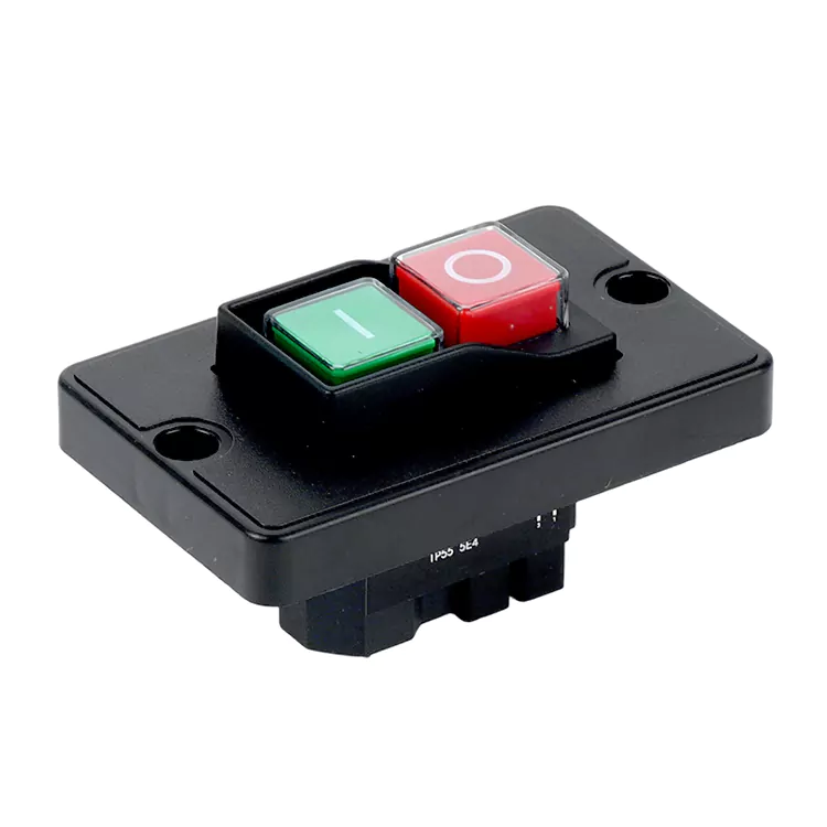 8A elektromagnetische schakelaar met grote paneeldrukknop