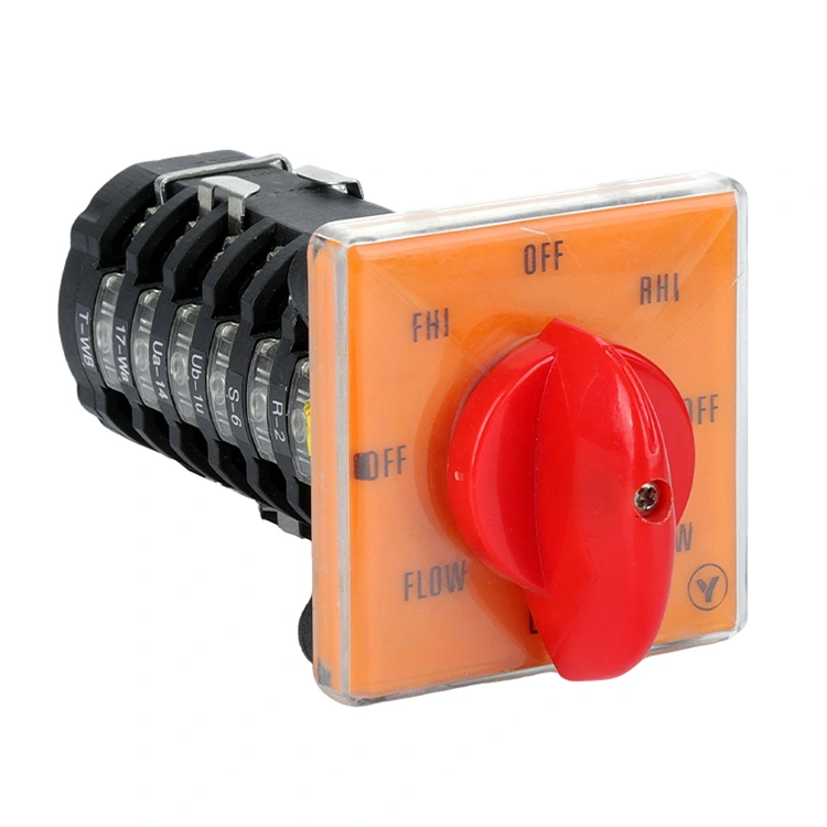 T-16EXF64D-6 Draaibare nokkenschakelaar met zeven standen