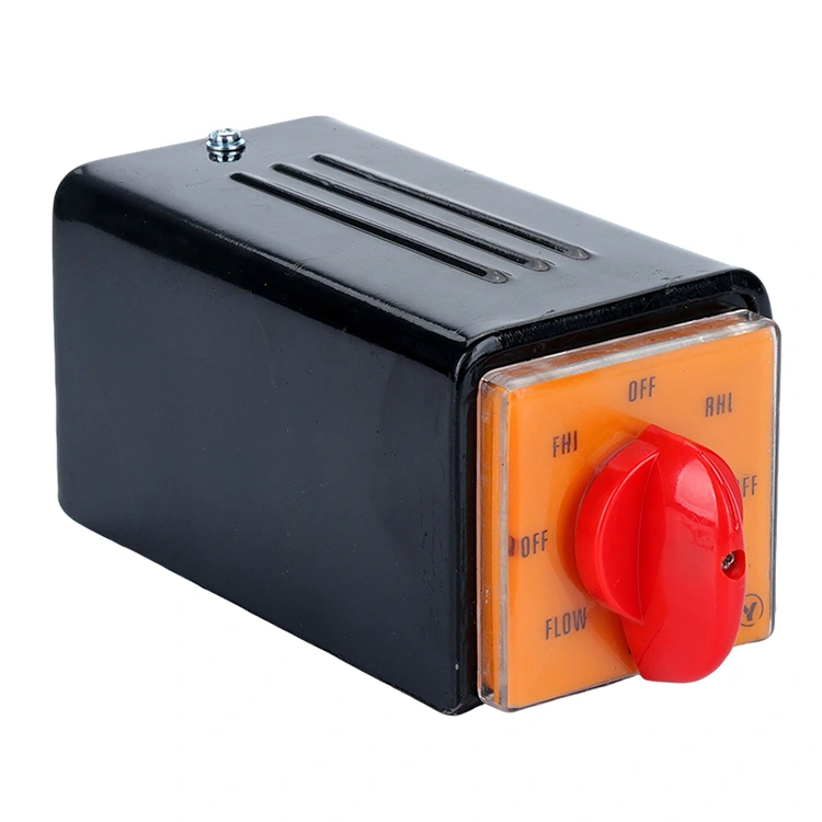 T-16EXF64D-6BF Nokkenschakelaar met zeven standen en metalen omhulsel